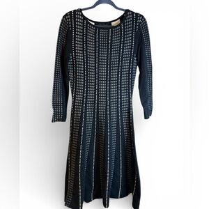 BCBGMaxAzria Black Dress with White Accents